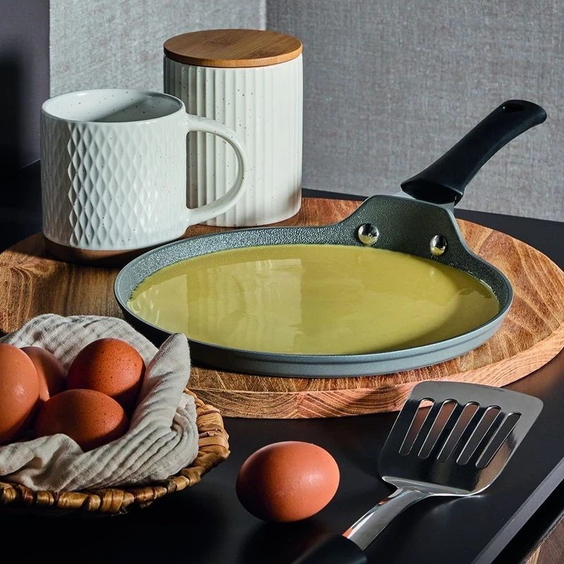 Crepiera Padella Bassa per Crepes 25 cm TOGNANA Luxury Antiaderente INDUZIONE, fotografia 7 di 11