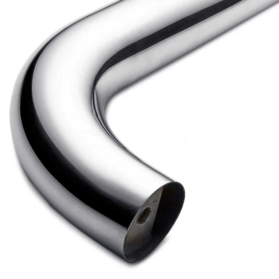 For Nissan TITAN 23-24 SteelCraft 240717 3" Cab Length Polished Round Side Bars - Imagem 2 de 4