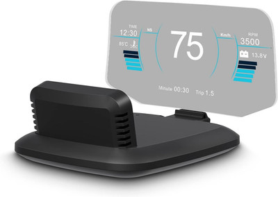 Dual System Car Head-Up Display, Shows Multiple Functions, GPS Speedometer,Head 