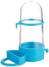 Prevue Pet Products Plastic Fountain Feeder Cup for Small Animals Jumbo Clear