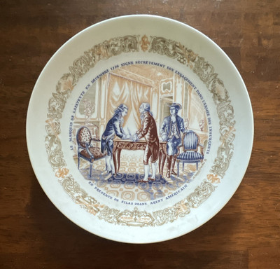 D'Arceau-Limoges Collector Plate Historical Handmade Limited Edition Porcelain