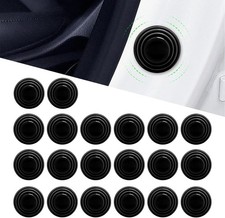 20 PCS Car Door Shock Absorbing Gasket, 1.18" Door Closing Buffer Black