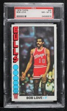 1976-77 Topps Bob Love #45 PSA 8 0y8e