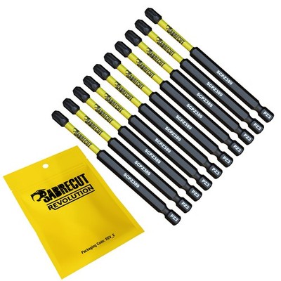 SabreCut Impact Bits PZ3 89mm x 10 - Milwaukee DeWalt Professional