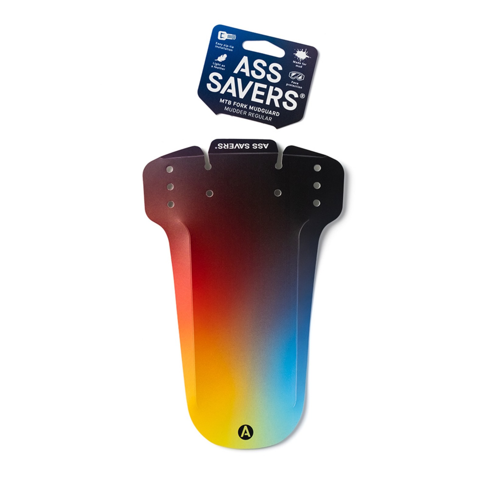 Ass Savers Mudder Regular Front Mudguard - Spektrum (MTB, Trail, Gravel)