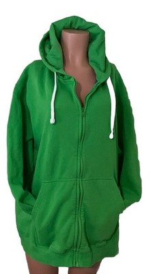 U.S. Polo Assn Men s XXL Bright Green Full Zip Hoodie Sweatshirt Blue Pony