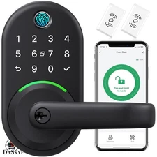 Versatile Smart Lock for Front Door: Fingerprint, App & Passcode Unlock Methods