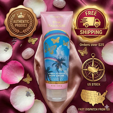 Bath  Body Works Pink Cashmere Body Cream 8 oz  Free Shipping