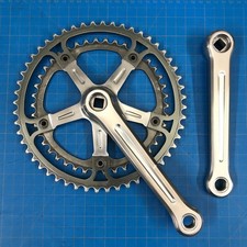 Vintage Bianchi Ofmega Strada Double Road Bike Crankset 170mm 52/42 144 BCD
