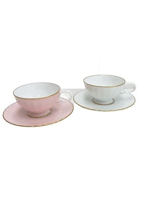 Noritake Diamond Collection Cup Saucer 2 piece set