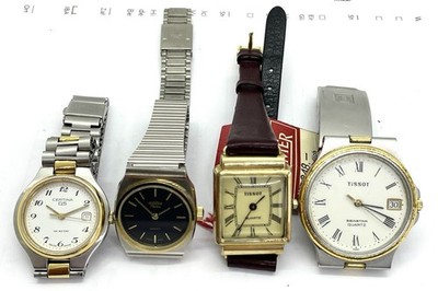 4 UHREN Konvolut vintage 80s CERTINA DS TISSOT SEASTAR ROAMER swiss made Quartz