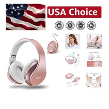 Comfortable Wireless  Wired Bluetooth Headphones with Noise Isolation - 15hrs