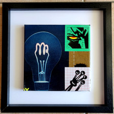 Opera unica olio su tela di Sergio Sarri con autentica su fotografia