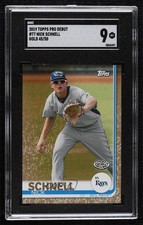 2019 Topps Pro Debut Gold 45/50 Nick Schnell #77 SGC 9 MINT 0h2x