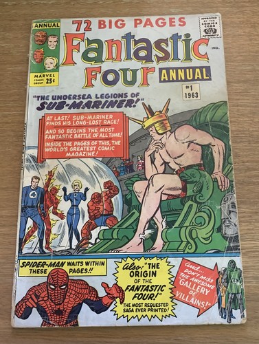 Fantastic Four Annual #1 (Marvel Comics September 1963)