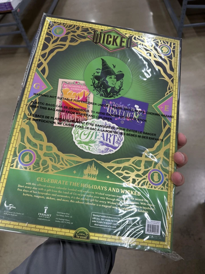 Wicked Official Advent Calendar 25 Days of Surprises Insight Editions Broadway - Image 3 of 3