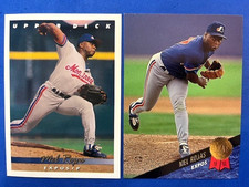 Mel Rojas 1993 Upper Deck & 1993 Leaf Baseball - Expos