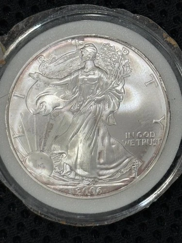 Silver Eagle 2006 Toning around edges