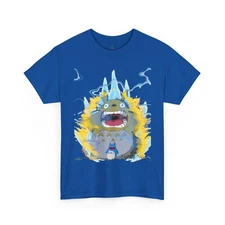 Anime Totoro Super Saiyan Unisex T-Shirt, Studio Ghibli Fun Dragon Ball