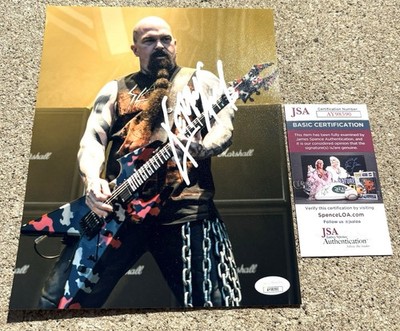 KERRY KING Slayer SIGNED 8X10 Photo JSA COA D