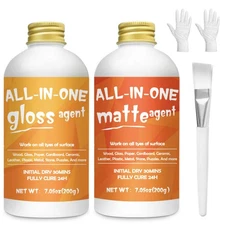 2pcs Multi-Purpose Glue - Sealer & Finish: All-in-One Craft Solution- Quick D...