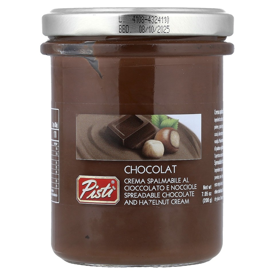 Spreadable Chocolate and Hazelnut Cream, 7.05 oz (200 g)