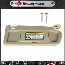 Sun Visor Passenger Right Side Beige Plastic For Honda Civic 2006 2007-2011 New