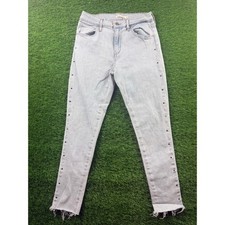 Levi's 721 High Rise Skinny Women's Jeans Size 29 Blue Stretch Denim Light Wash
