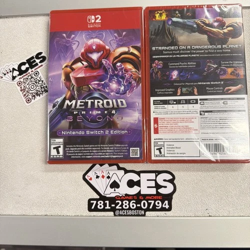 Metroid Prime 4: Beyond - Nintendo Switch 2 New.  Sealed.