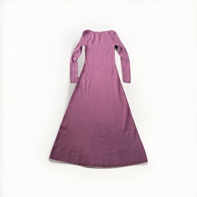 Open Edit Ribbed Knit Long Sleeve Midi Dress Bodycon Size Small