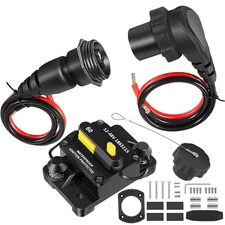 MKR-27 60 AMP Circuit Breaker 1865115 & MKR-28 Trolling Motor Plug and