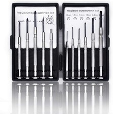 Compact 11PCS Precision Screwdrivers - Perfect for Watch and Electronics Repair