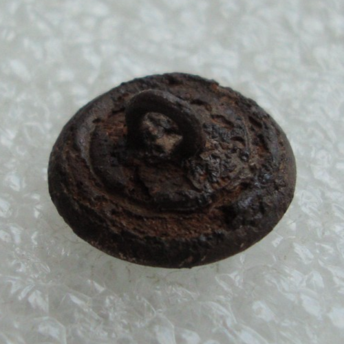 Antike Marine Uniform Messing-Eisen kleiner 15 mm Knopf mit Anker unbekannt S8 - Bild 5 von 7