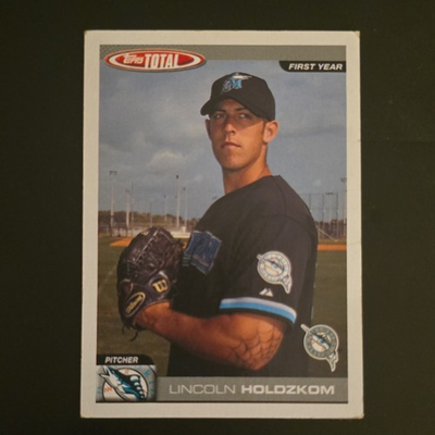 #ad #ad Topps 2004 Topps Total Lincoln Holdzkom #859 Florida Marlins MLB First Year $0.99