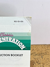 Classic Concentration - (Nintendo, NES) Manual Only, GameTek, Fast Shipping