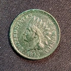 1865 Indian Head Cent 1c BN Dark XF Two Diamonds.  Lot 26C04 FREE SHIPPING!