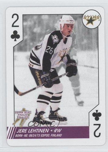 1997-98 Bicycle Hockey Aces Playing Cards Jere Lehtinen #2C | eBay