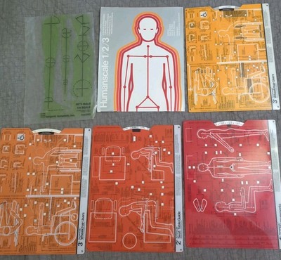 Humanscale  1 2 3 COMPLETE  W/ Booklets & Vinyl Folders - MIT Press - Dreyfuss