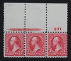 CKStamps: US Stamps Collection Scott#267 Strip Mint 2NH 1H OG