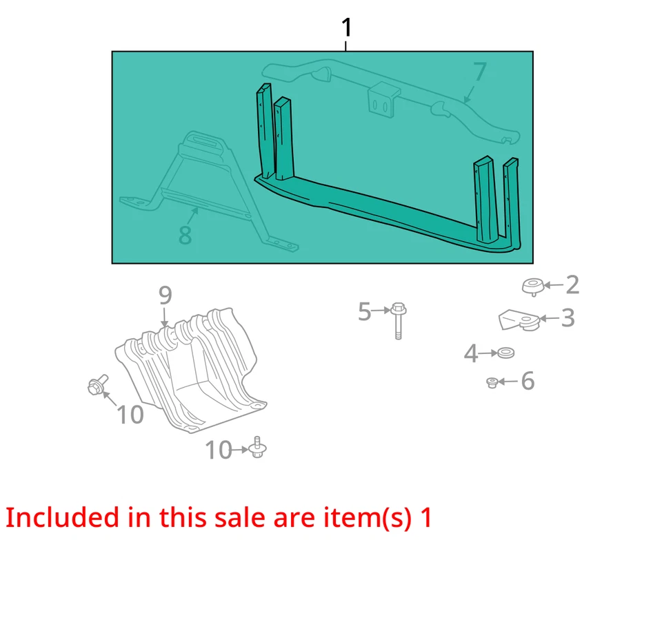 Подходит для 10-14 CHEVROLET SUBURBAN 500 5,3 л радиатор основной поддержки OEM см повреждения! - Изображение 4 из 4
