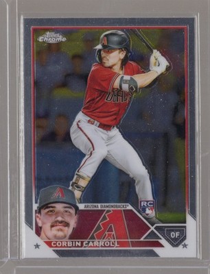 DIAMONDBACKS RC 2023 Topps Chrome #95 Corbin Carroll RC -AB