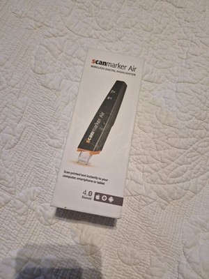 Scanmarker Air Pen Scanner Wireless Bluetooth Highlighter New Open Box