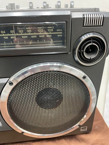 SHARP GF-303SB Stereo Cassette Recorder 1978 Black Model Fully Functional Rare - Picture 12 of 17