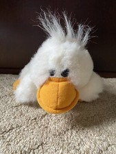 Fluffyville Duck White Plush Fluffy EUC