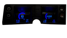 1968 Chevelle Digital Dash Panel Blue Led Gauges Made In The Usa