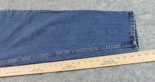 Levis 522 Womens 18 Short Tapered Leg Tapered Fit Vintage 1996 Denim Blue Jeans - Picture 8 of 11