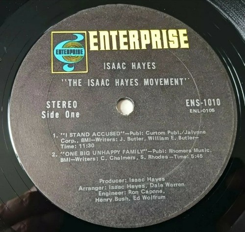 Isaac Hayes - The Isaac Hayes Movement - 1970 LP - Enterprise Records - Picture 4 of 10