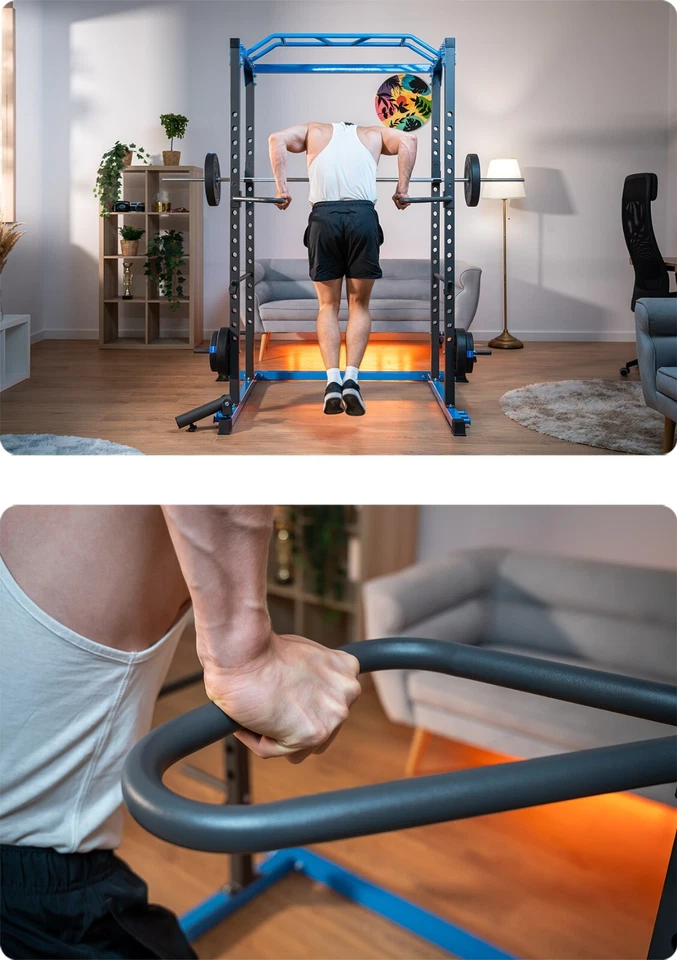 Kraft Station Power Rack Fitnessstation Klimmzug Dip Multigym THUNDER® GATE  - Bild 3 von 4