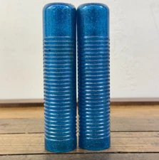 Vintage Hunt Wilde Grips Blue Glitter Sparkle Muscle Bike Cruiser Sting 60s 70s