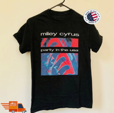 New Nine Inch Nails x Miley Cyrus Shirt Rare Black All Size